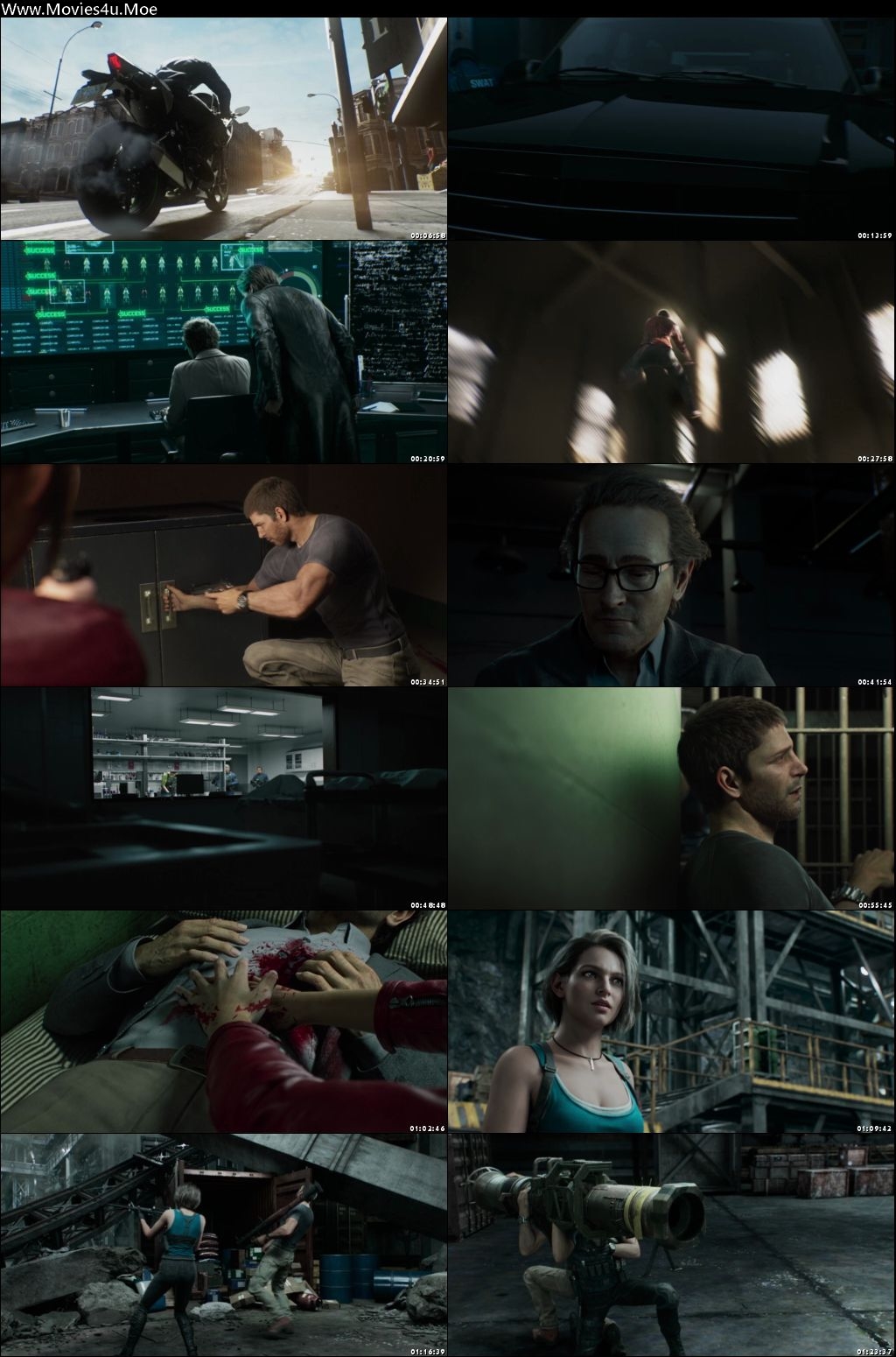 Resident Evil: Death Island (2023) Hindi Dual Audio HDRip 720p – 480p Screenshot